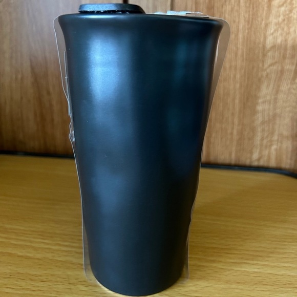 NEW RAE DUNN Bat Juice Ceramic Travel Tumbler w/ LID - Picture 3 of 5